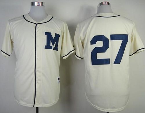 Carlos Gomez Milwaukee Brewers cream jersey