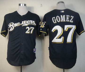 Milwaukee Brewers blue jersey