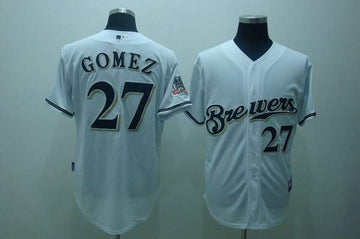 Milwaukee Brewers white jersey