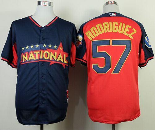 Francisco Rodriguez Milwaukee Brewers navy-red jersey