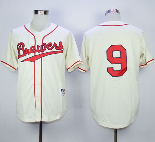 Jean Segura Milwaukee Brewers cream jersey