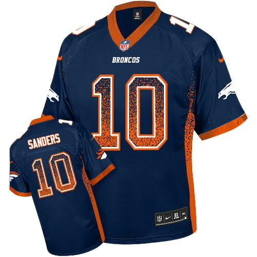 Emmanuel Sanders Denver Broncos blue Elite jersey