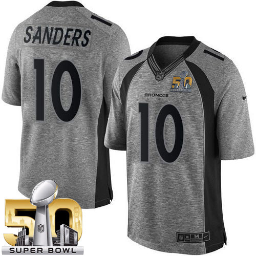 Emmanuel Sanders Denver Broncos gray jersey