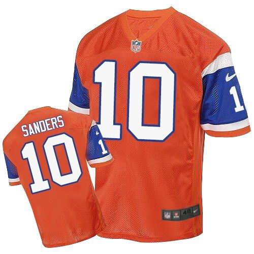 Emmanuel Sanders Denver Broncos orange Elite jersey