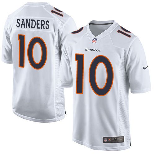 Emmanuel Sanders Denver Broncos white Game jersey