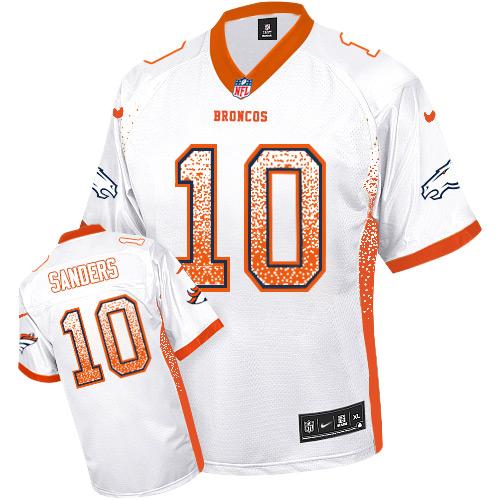 Emmanuel Sanders Denver Broncos white Elite jersey