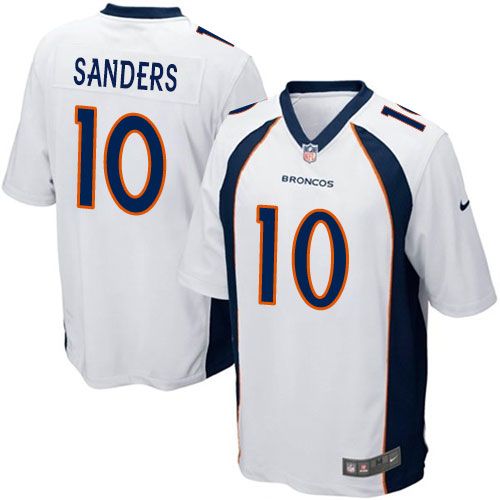 Emmanuel Sanders Denver Broncos white Elite jersey