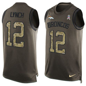Paxton Lynch Denver Broncos green Salute To Service jersey