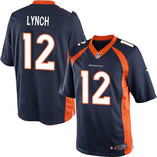 Paxton Lynch Denver Broncos navy Alternate jersey