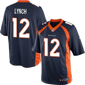 Paxton Lynch Denver Broncos navy Alternate jersey