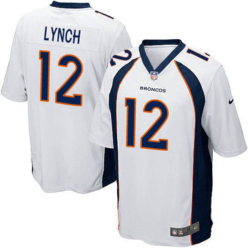 Paxton Lynch Denver Broncos white Elite jersey