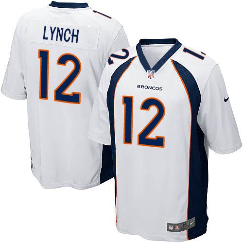 Paxton Lynch Denver Broncos white Elite jersey