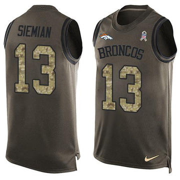 Trevor Siemian Denver Broncos green Salute To Service jersey