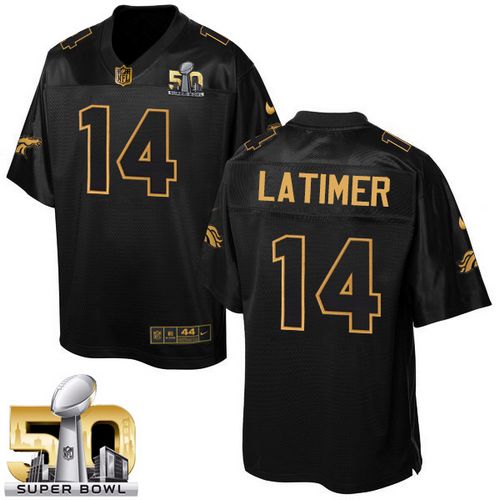 Cody Latimer Denver Broncos black Gold Collection jersey