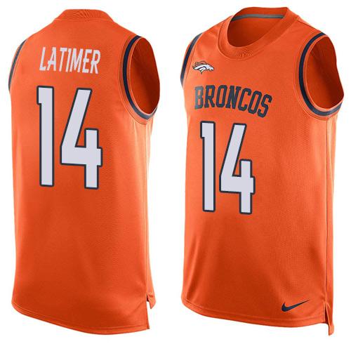 Cody Latimer Denver Broncos orange jersey