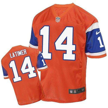 Cody Latimer Denver Broncos orange Elite jersey
