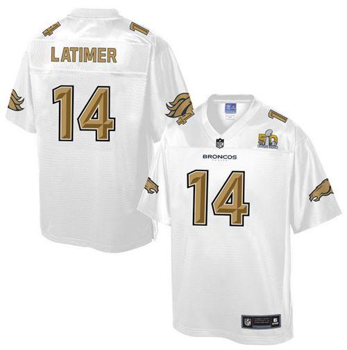 Cody Latimer Denver Broncos white Pro Line jersey