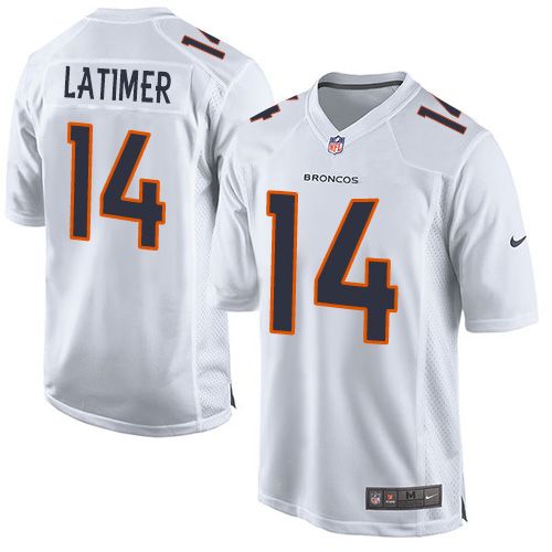 Cody Latimer Denver Broncos white Game jersey