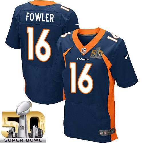 Bennie Fowler Denver Broncos navy Elite jersey