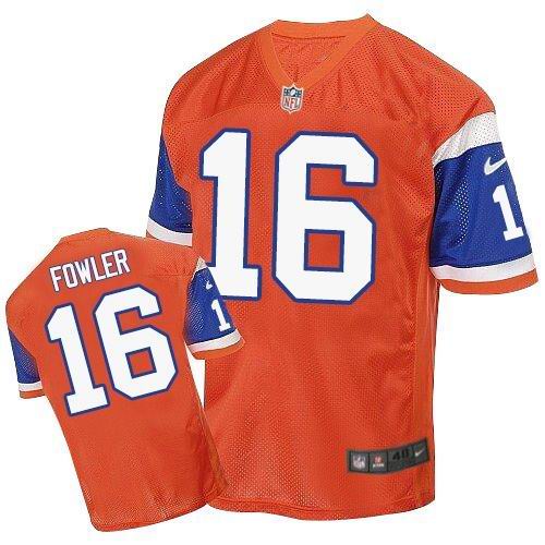 Bennie Fowler Denver Broncos orange Elite jersey