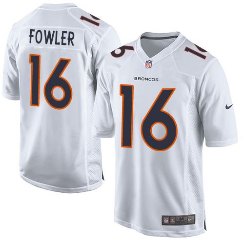 Bennie Fowler Denver Broncos white Game jersey
