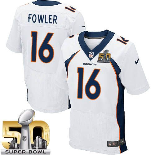 Bennie Fowler Denver Broncos white Elite jersey