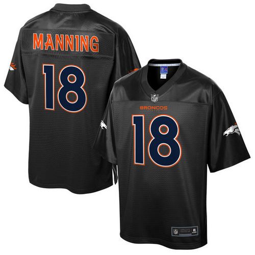 Peyton Manning Denver Broncos black Pro Line jersey