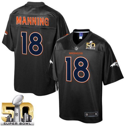 Peyton Manning Denver Broncos black Pro Line jersey