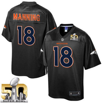 Peyton Manning Denver Broncos black Pro Line jersey