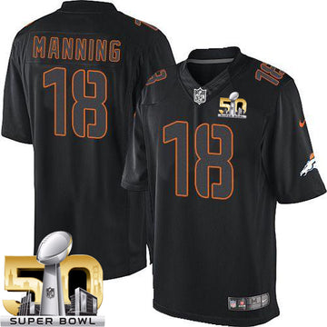 Peyton Manning Denver Broncos black jersey