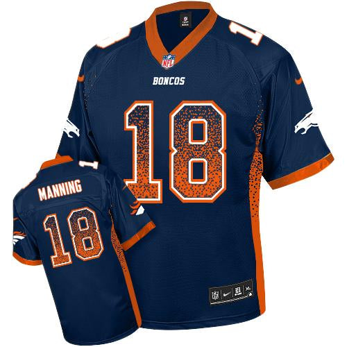 Peyton Manning Denver Broncos blue Elite jersey