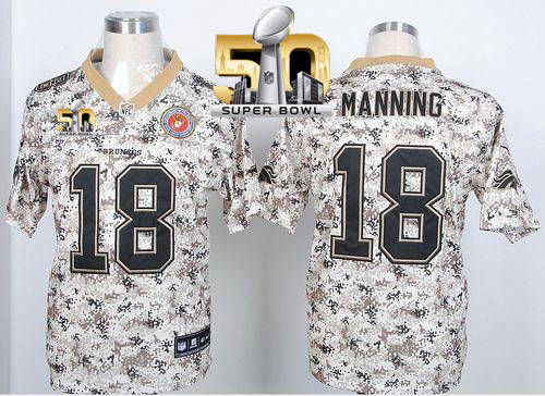 Peyton Manning Denver Broncos camo Elite jersey