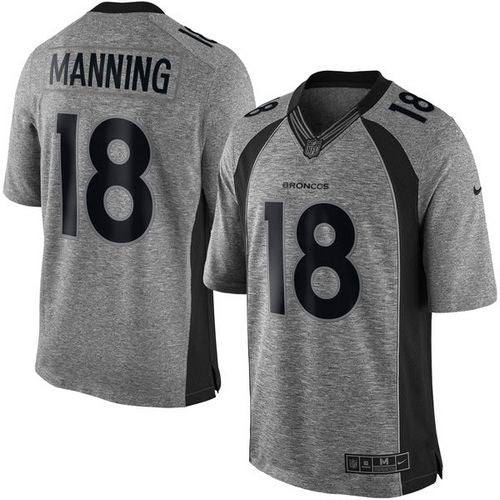 Peyton Manning Denver Broncos gray jersey