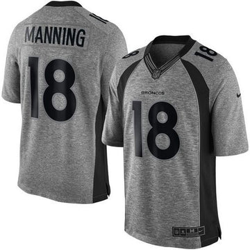 Peyton Manning Denver Broncos gray jersey