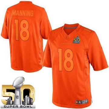 Peyton Manning Denver Broncos orange jersey