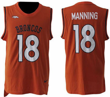 Peyton Manning Denver Broncos orange jersey