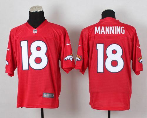 Peyton Manning Denver Broncos red Elite jersey