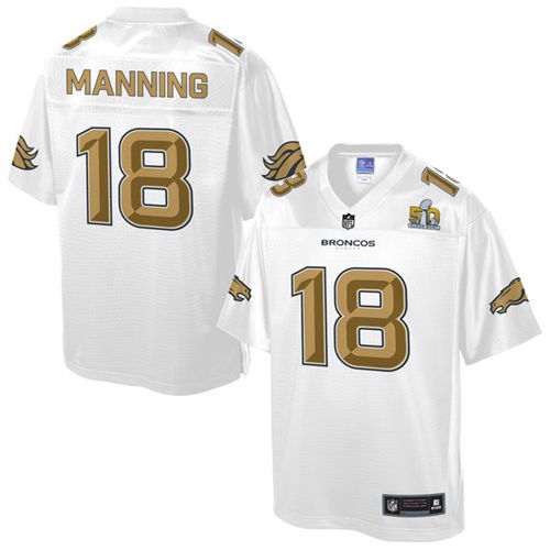 Peyton Manning Denver Broncos white Pro Line jersey