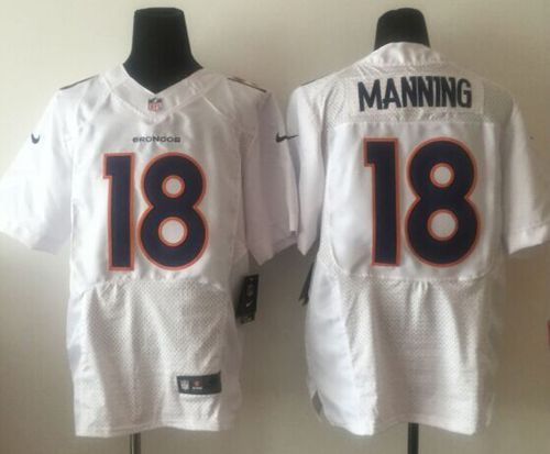 Peyton Manning Denver Broncos white Elite jersey