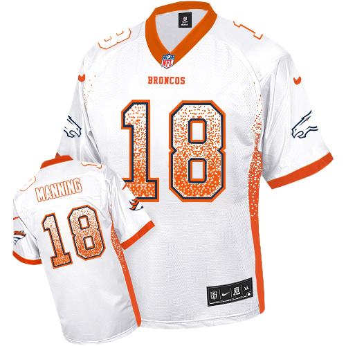 Peyton Manning Denver Broncos white Elite jersey