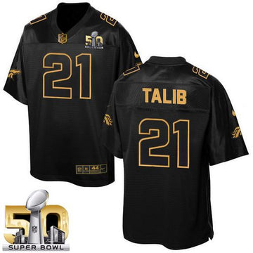 Aqib Talib Denver Broncos black Gold Collection jersey