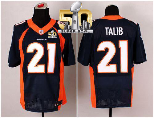 Aqib Talib Denver Broncos navy Elite jersey