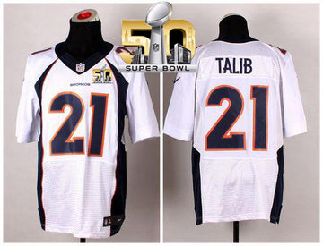 Aqib Talib Denver Broncos white Elite jersey