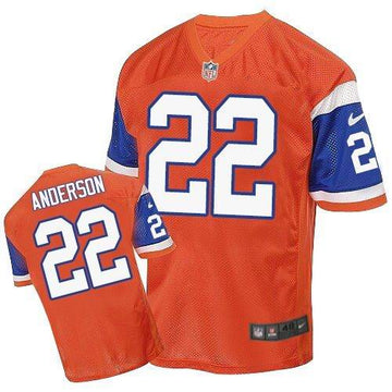 CJ Anderson Denver Broncos orange Elite jersey