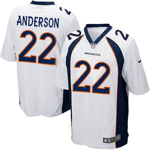 CJ Anderson Denver Broncos white Elite jersey