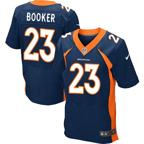 Devontae Booker Denver Broncos navy Elite jersey