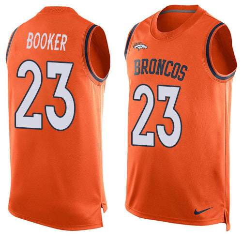 Devontae Booker Denver Broncos orange jersey