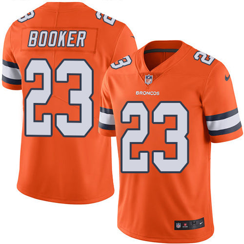 Devontae Booker Denver Broncos orange jersey
