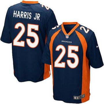 Chris Harris Jr Denver Broncos blue Elite jersey