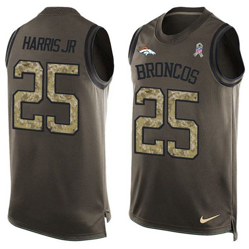 Chris Harris Jr Denver Broncos green Salute To Service jersey